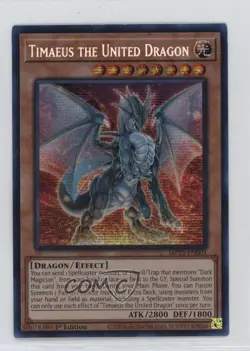 Timaeus the United Dragon SE 1st Ed. YuGiOh 25th Anniversary Dueling Heroes - Image 1