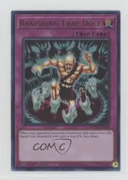 UR - Banishing Trap Hole 1st Ed. YuGiOh 25th Anniversary Tin: Dueling Mirrors - Image 1