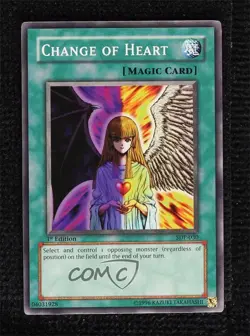 Change of Heart 1st Ed. YuGiOh Starter Deck Pegasus #SDP-030 2003 - Image 1