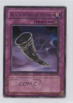 Black Horn of Heaven 1st Ed. YuGiOh Cyberdark Impact #CDIP-EN060 2006 - Image 1
