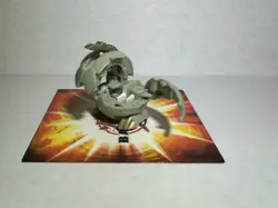 Bekugan Naga Dragonoid B2 Gray Haos 420G W/Card Battle Brawlers RARE - Image 5