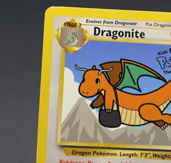 Pokemon Card - Dragonite WB Stamped Movie Promo WOTC Black Star Promo Stamped #5 - Image 3