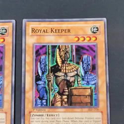 Yugioh TCG - 2x Royal Keeper - PGD-018 - LP/NM - 1st Ed Pharaonic Guardian 2003 - Image 4