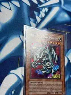 Blue-Eyes Toon Dragon MRL-000 Secret Rare Unlimited Edition Card VLP - Image 3