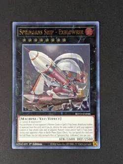 Yugioh TCG - 1x Springans Ship - Exblowrer BLVO-EN046 - NM/LP - 1st - Ultra Rare - Image 1