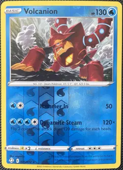 Volcanion 025/072 Shining Fates Reverse Holo - Pokemon Card - Image 1