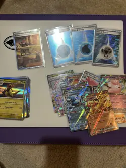 Pokemon TCG Penny Secret + holo/ex Bulk! 42 card lot! - Image 1