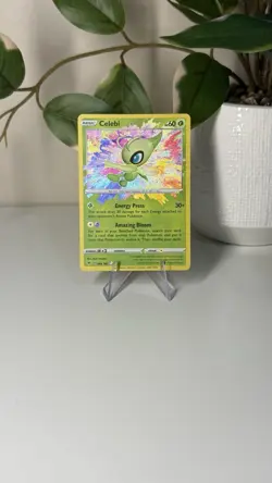Celebi 009/185 SWSH Vivid Voltage Amazing Rare Pokemon Card - Image 1