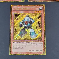 Yugioh - 3x Junk Changer - PGL3-EN002 - 1st Ed - LP/NM - Gold Secret Rare - 2016 - Image 4