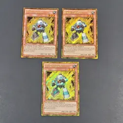 Yugioh - 3x Junk Changer - PGL3-EN002 - 1st Ed - LP/NM - Gold Secret Rare - 2016 - Image 2