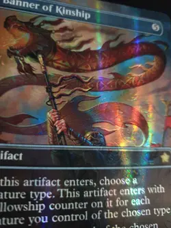 MTG Banner of Kinship (Borderless) (Mana Foil) - Foundations - Image 2