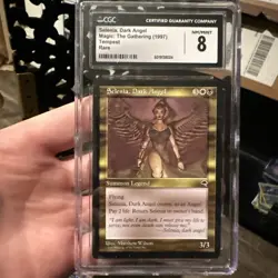 Mtg Selenia Dark Angel Tempest 1997 Rare Reserve List Graded CGC 8 🔥 - Image 1