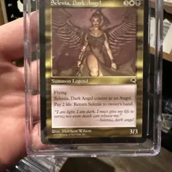 Mtg Selenia Dark Angel Tempest 1997 Rare Reserve List Graded CGC 8 🔥 - Image 2