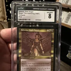 Mtg Selenia Dark Angel Tempest 1997 Rare Reserve List Graded CGC 8 🔥 - Image 3