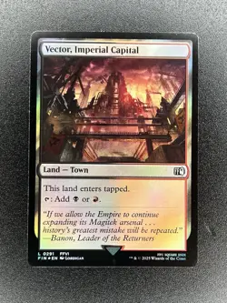 Vector, Imperial Capital 0291 FIN Foil Final Fantasy MTG Magic The Gathering NM - Image 1