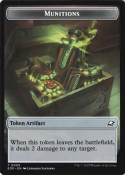 Munitions Token NM Edge of Eternities MTG Magic the Gathering English Card - Image 1