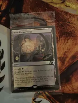 1x Bleachbone Verge MTG Aetherdrift Prerelease Rare Foil NM Sealed - Image 1