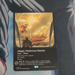 Adagia, Windswept Bastion Borderless - EOE 0277 - NM - MTG Magic - Image 1
