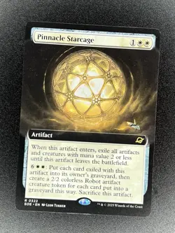 R 0322 Pinnacle Starcage EXTENDED ART Rare Edge of Eternities MTG EOE Regular - Image 1