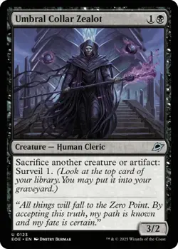 MTG- Umbral Collar Zealot - Edge of Eternities - NM Foil - #0123 - Image 1