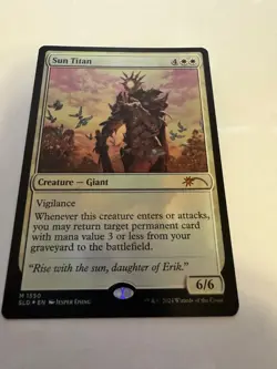 MTG Sun Titan RAINBOW FOIL Secret Lair Drop Series 1550 NM - Image 1
