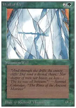Wall of Ice - Medium Play MTG Unlimited - Image 1