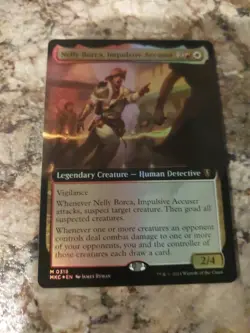 MTG Nelly Borca, Impulsive Accuser (Extended Art Foil) - Image 1