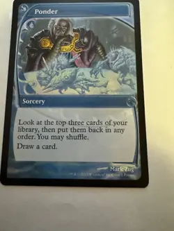 MTG Ponder *Foil Future Sight* Secret Lair Chicago 2025 MT/NM - Image 1