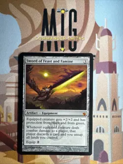 Sword of Feast and Famine 🔥 NonFoil 🔥 MTG LP Light Play Mirrodin Besieged 138 - Image 1
