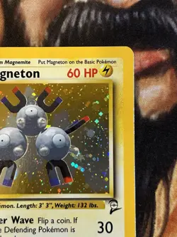 Magneton 9/102 Pokemon Base Set 2 English Holo Rare - Pack Fresh NM 🔥 - Image 2