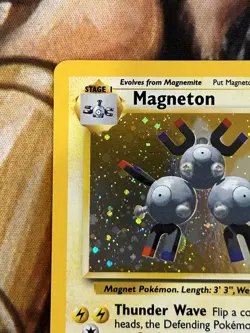 Magneton 9/102 Pokemon Base Set 2 English Holo Rare - Pack Fresh NM 🔥 - Image 3