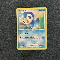 Piplup DP03 Black Star Promo Holo Pokemon Diamond & Pearl Pokemon 2007 LP - Image 1