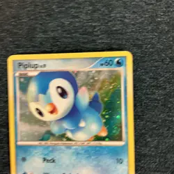 Piplup DP03 Black Star Promo Holo Pokemon Diamond & Pearl Pokemon 2007 LP - Image 3