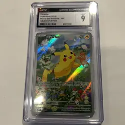 2024 Pokemon Black Star Promos Pikachu #088 Adventure Chest Holo CGC 9 Mint - Image 1