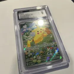 2024 Pokemon Black Star Promos Pikachu #088 Adventure Chest Holo CGC 9 Mint - Image 2