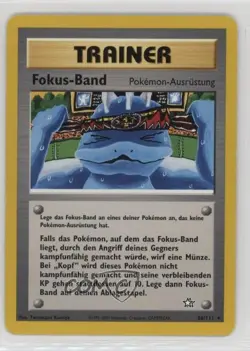 Focus Band German Pokemon Neo Genesis #86 2000 - Image 1