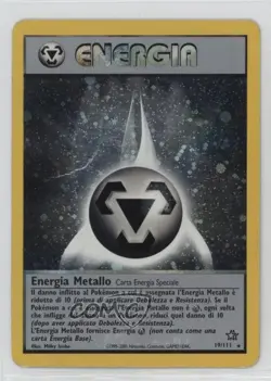 Metal Energy Italian Pokemon Neo Genesis #19 2000 - Image 1