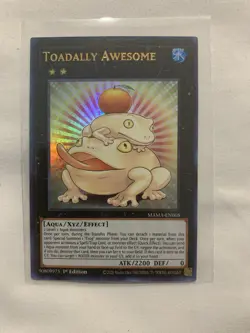 Yugioh TCG - 1x Toadally Awesome - MAMA-EN068 - NM - Ultra Rare - XYZ - 2022 - Image 1