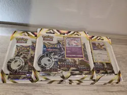 Pokemon Astral Radiance 3 Pack Blisters 10x Factory Sealed 5 Eevee & 5 Sylveon - Image 1