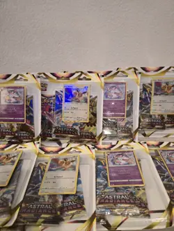 Pokemon Astral Radiance 3 Pack Blisters 10x Factory Sealed 5 Eevee & 5 Sylveon - Image 5