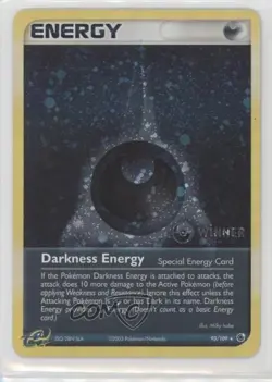 Darkness Energy (Cosmos Holo Winner Stamp) Pokemon EX Ruby & Sapphire #93 2003 - Image 1