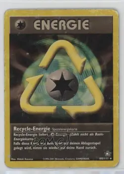 Recycle Energy German Pokemon Neo Genesis #105 2000 - Image 1