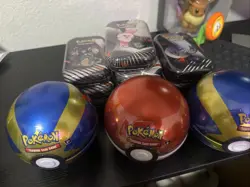 Pokemon Black Volt and White Flare Mini Tin Factory Sealed + Poke Ball Tin - Image 1