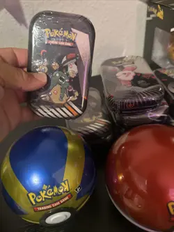 Pokemon Black Volt and White Flare Mini Tin Factory Sealed + Poke Ball Tin - Image 3