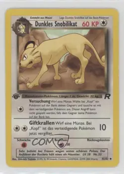 Dark Persian German 1st Ed. Pokemon Team Rocket #42 2000 - Image 1