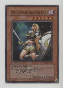 Penumbral Soldier Lady 1st Ed. YuGiOh Soul of the Duelist #SOD-EN033 2004 - Image 1