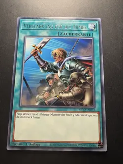 Yugioh! Verstarkung fur die Armee Rare - KICO-DE051 1. Auflage - Deutsch - Image 1