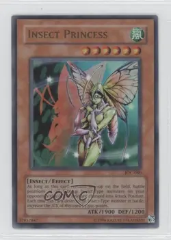 Insect Princess Ultra Rare Unlimited YuGiOh Invasion of Chaos #IOC-080 2004 - Image 1