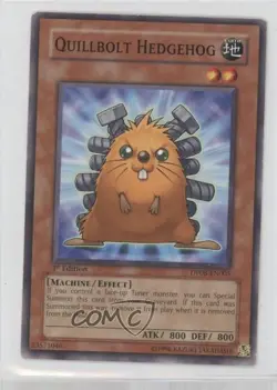 Quillbolt Hedgehog 1st Ed. YuGiOh Yusei Fudo Duelist Pack #DP08-EN005 2009 - Image 1