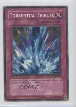Torrential Tribute 1st Ed. YuGiOh The Dark Emperor Structure Deck #SDDE-EN031 - Image 1